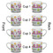 Butterflies Espresso Cup - 6oz (Double Shot Set of 4) APPROVAL