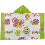 Butterflies Kids Hooded Towel (Personalized)