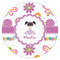 Butterflies Icing Circle - Large - Single