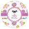 Butterflies Icing Circle - Medium - Single