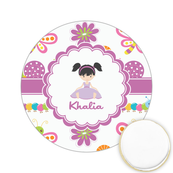 Custom Butterflies Printed Cookie Topper - 2.15" (Personalized)