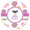 Butterflies Icing Circle - XSmall - Single