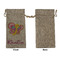 Butterflies Large Burlap Gift Bags - Front Approval