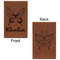 Butterflies Leatherette Sketchbooks - Small - Double Sided - Front & Back View