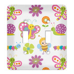 Butterflies Light Switch Cover (2 Toggle Plate)