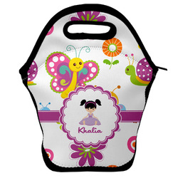 Butterflies Lunch Bag w/ Name or Text
