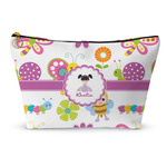 Butterflies Makeup Bag - Large - 12.5"x7" (Personalized)