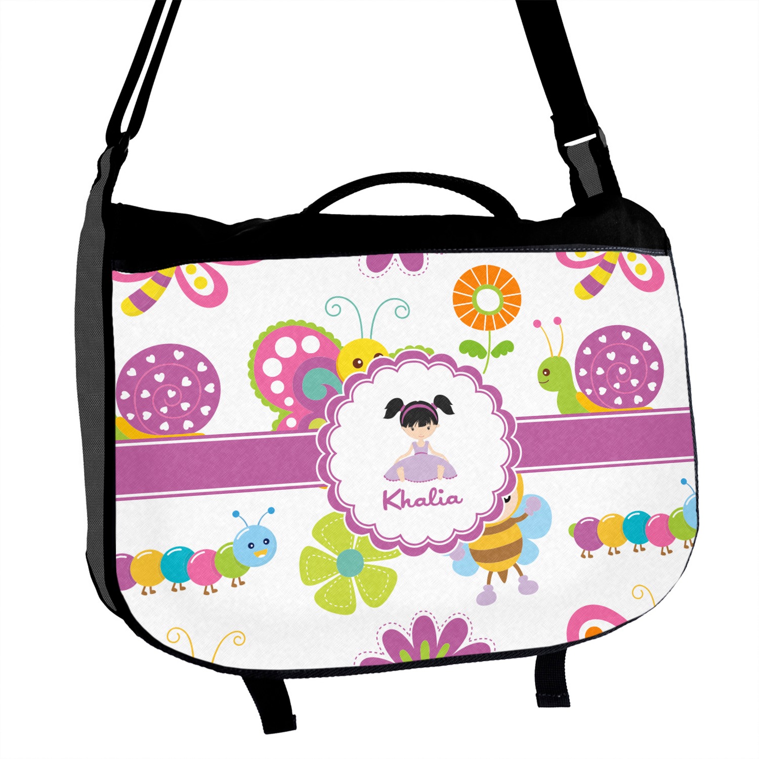 butterfly messenger bag