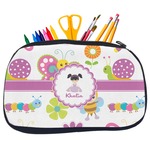 Butterflies Neoprene Pencil Case - Medium w/ Name or Text