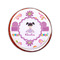 Butterflies Printed Icing Circle - Small - On Cookie
