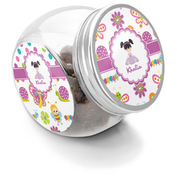 Butterflies Puppy Treat Jar (Personalized)