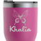 Butterflies RTIC Tumbler - Magenta - Close Up