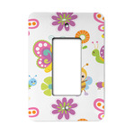 Butterflies Rocker Style Light Switch Cover - Single Switch