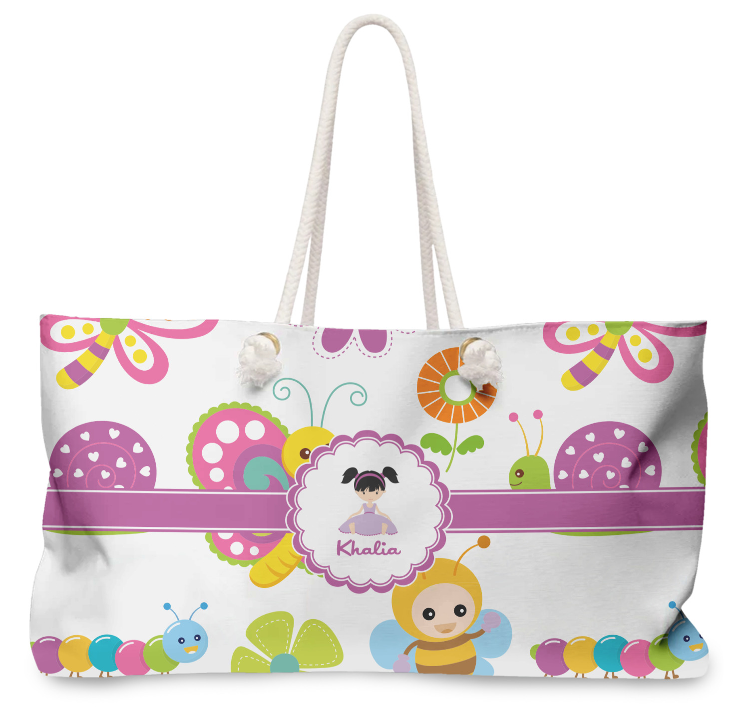 Butterflies Large Tote Bag