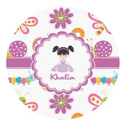 Butterflies Round Decal - Small (Personalized)