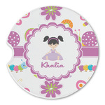 Butterflies Sandstone Car Coaster - Single (Personalized)