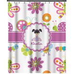 Butterflies Extra Long Shower Curtain - 70"x84" (Personalized)