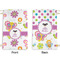 Butterflies Small Laundry Bag - Front & Back View