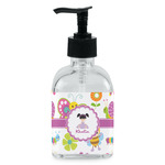 Butterflies Glass Soap & Lotion Bottle - Single Bottle (Personalized)