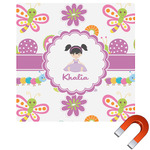 Butterflies Square Car Magnet - 10" (Personalized)