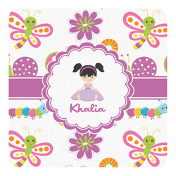 Butterflies Square Decal - Large (Personalized)