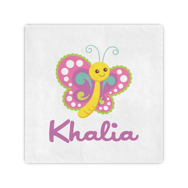 Custom Butterflies Cocktail Napkins (Personalized)