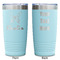 Butterflies Teal Polar Camel Tumbler - 20oz -Double Sided - Approval