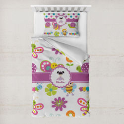 Butterflies Toddler Bedding w/ Name or Text