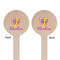 Butterflies Wooden 6" Stir Stick - Round - Double Sided - Front & Back