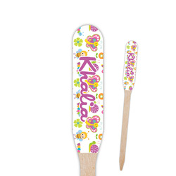 Butterflies Paddle Wooden Food Picks - Double Sided (Personalized)