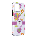 Butterflies iPhone Case - Rubber Lined - iPhone 13 Pro Max (Personalized)