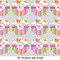 Butterflies & Stripes 1" Multipurpose Round Labels - Sheet