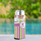 Butterflies & Stripes Can Cooler - Tall 12oz - In Context