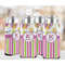 Butterflies & Stripes 12oz Tall Can Sleeve - Set of 4 - LIFESTYLE