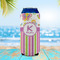 Butterflies & Stripes 16oz Can Sleeve - LIFESTYLE