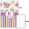 Butterflies & Stripes 20x30 - Matte Poster - Front & Back