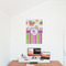 Butterflies & Stripes 20x30 - Matte Poster - On the Wall