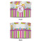 Butterflies & Stripes 8" Drum Lampshade - APPROVAL (Fabric)