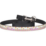 Butterflies & Stripes Dog Leash (Personalized)