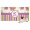 Butterflies & Stripes Dog Towel (Personalized)