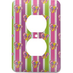 Butterflies & Stripes Electric Outlet Plate