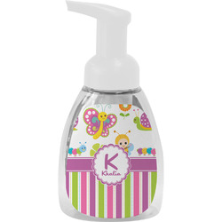 Butterflies & Stripes Foam Soap Bottle (Personalized)