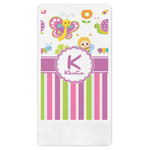 Butterflies & Stripes Guest Paper Towels - Full Color (Personalized)