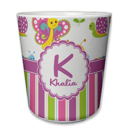 Butterflies & Stripes Plastic Tumbler 6oz (Personalized)