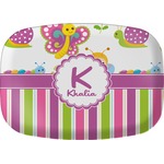 Butterflies & Stripes Melamine Platter (Personalized)