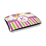 Butterflies & Stripes Outdoor Dog Bed - Medium (Personalized)