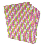 Butterflies & Stripes Binder Tab Divider - Set of 6 (Personalized)