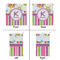 Butterflies & Stripes Party Favor Gift Bag - Matte - Approval