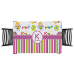 Butterflies & Stripes Tablecloth - 58"x58" (Personalized)