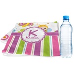 Butterflies & Stripes Sports & Fitness Towel (Personalized)